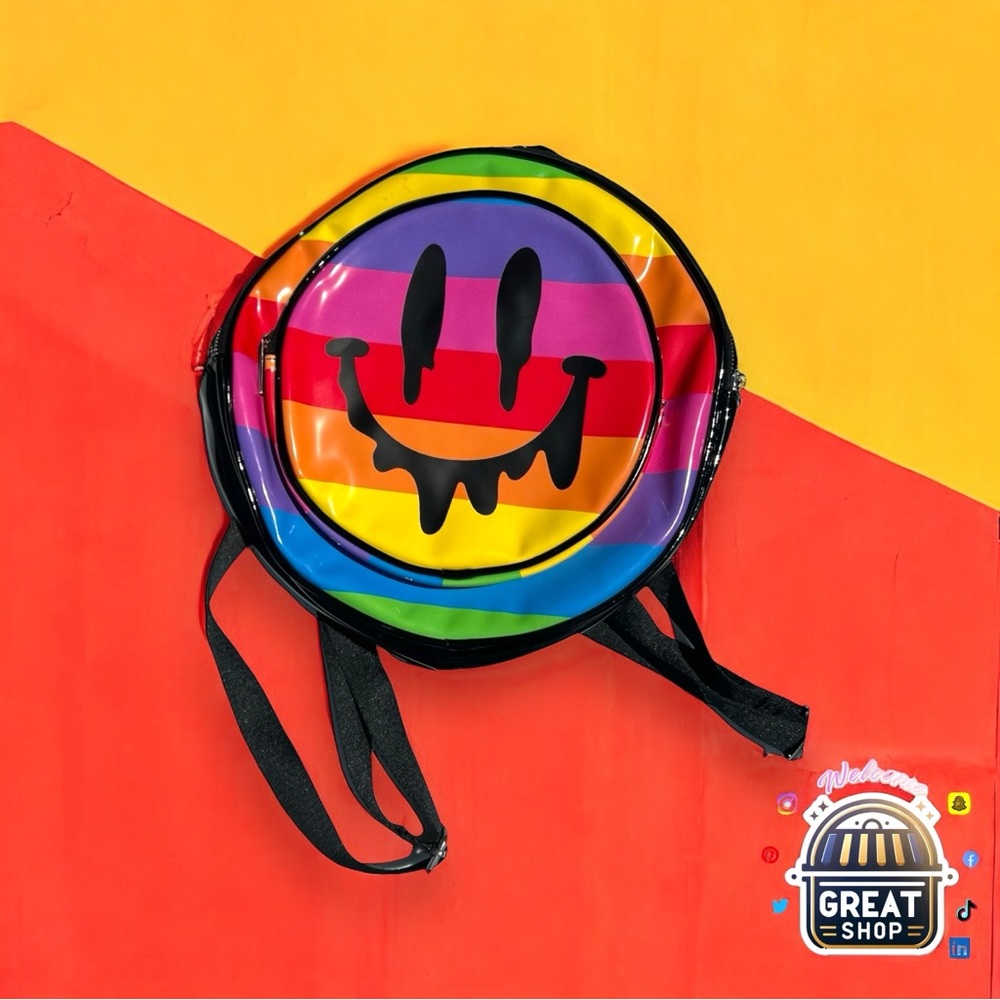 Club Exx Melty Magic Happy Face Backpack